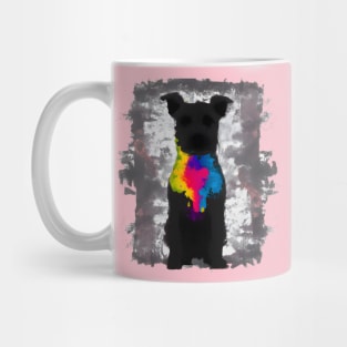 Patterdale Terrier Minimal Canvas Print Art Mug